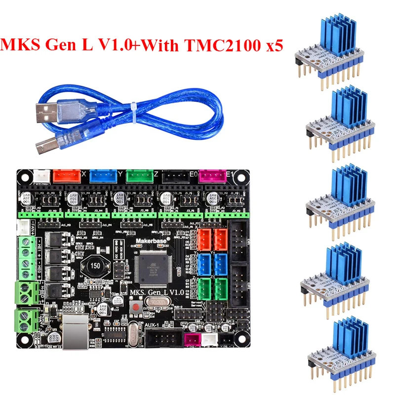 Детали для 3D принтера MKS Gen L V1.0 встроенная фоторампа 1 4 поддержка A4988/DRV8825/TMC2130