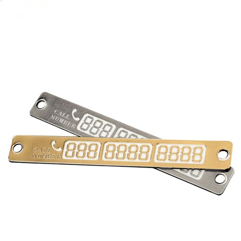 5 шт./лот карта номера телефона автомобильный Стайлинг автомобильной временной