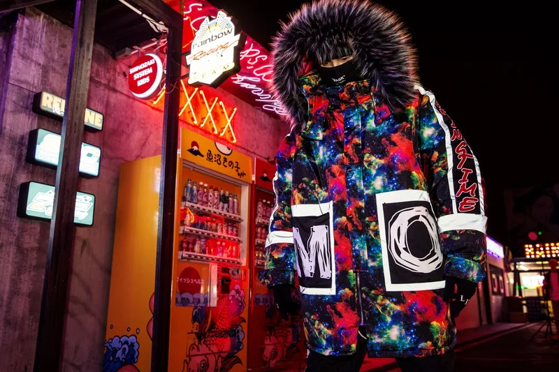 Зима 2018 толстое теплое хлопковое пальто оверсайз куртка с меховым воротником