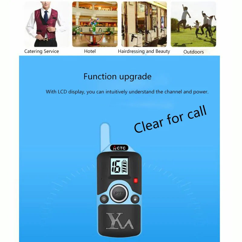 1 пара мини Портативная рация связь 400-480 МГц портативное cb радио с USB зарядкой 99 Ch приемопередатчик для отелей