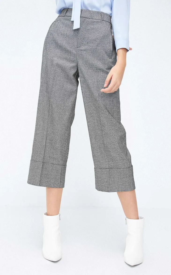 Vero Moda New Women's Leisure Blending Colors Wide-leg Capri Pants | 31836J507
