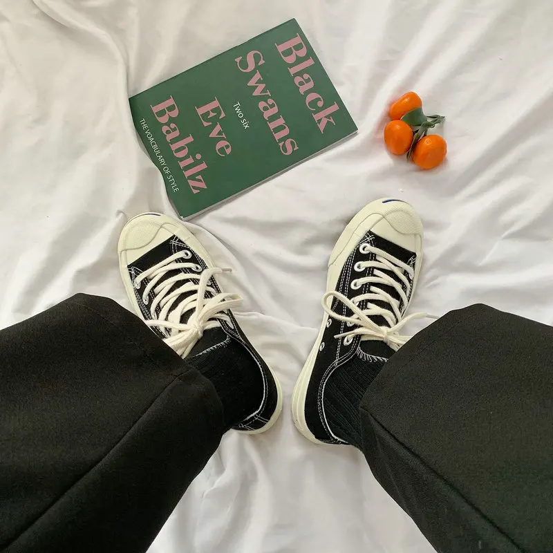 

2019 Woman Fashion Summer Vulcanized Shoes Lace-Up Comfortable Flat Casual Shoes Woman Casual Breathable Canvas Shoes BA-12