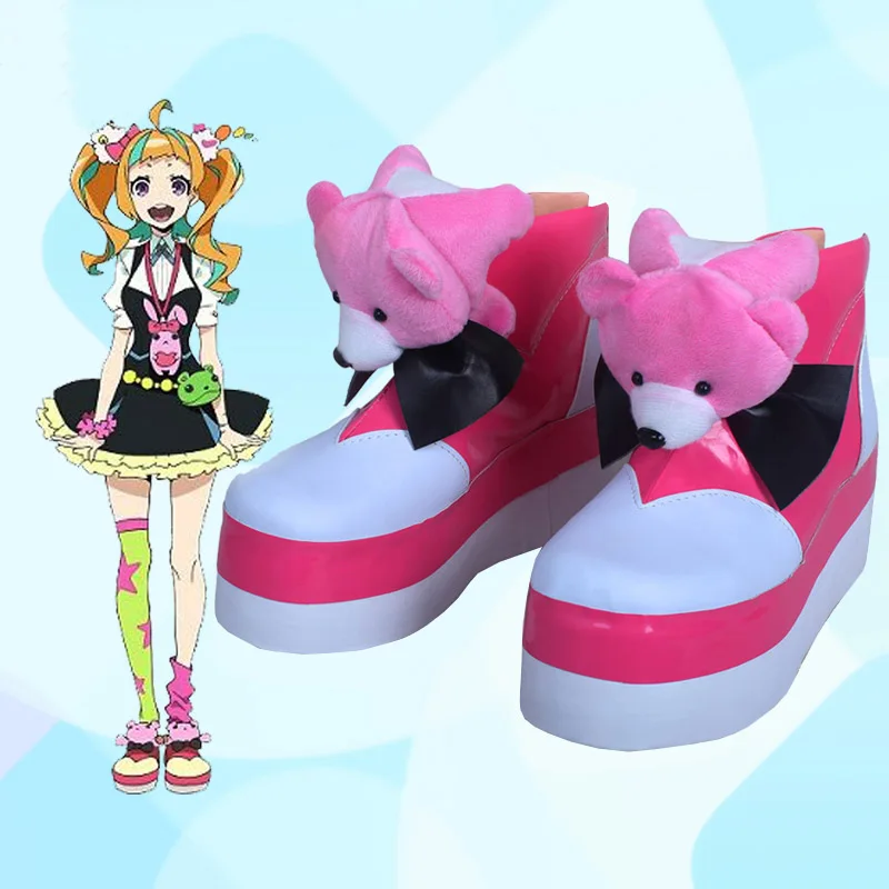 Kiznaiver Niyama Nico/Обувь для костюмированной вечеринки обувь на платформе ручной