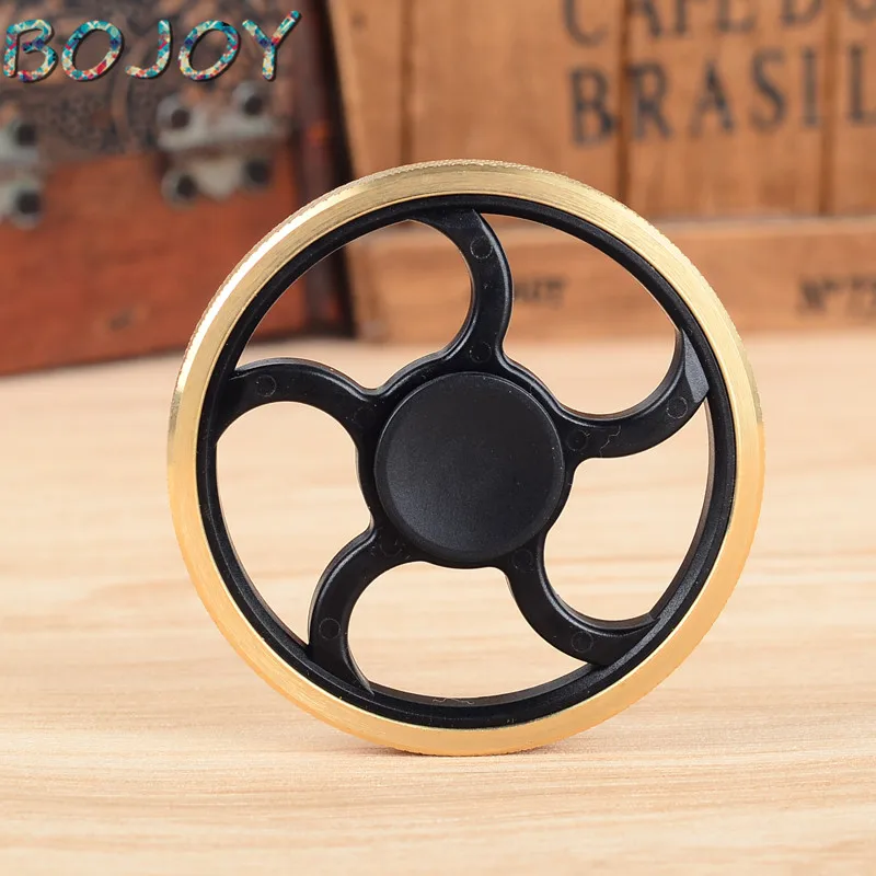 Спиннер для пальцев игрушки шаблон ручной медный металлический и взрослые с