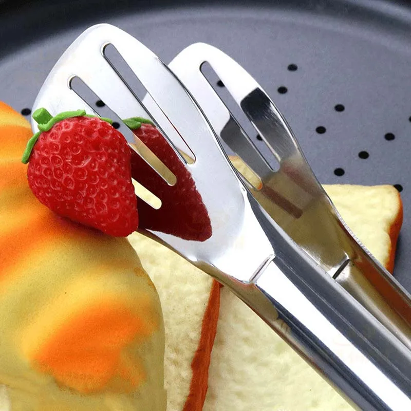Прочные экологически чистые барбекю Кухня из нержавеющей стали кухонные щипцы посуда приготовление блюд инструменты против пригорания зажим для хлеба