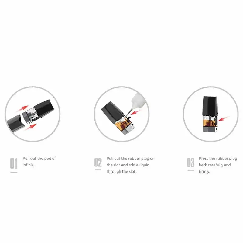 VAPE SMOK INFINIX POD электронная сигарета Vaper для Fit Kit elektronik sigara 2 мл Cigarro eletronico Vaporizador