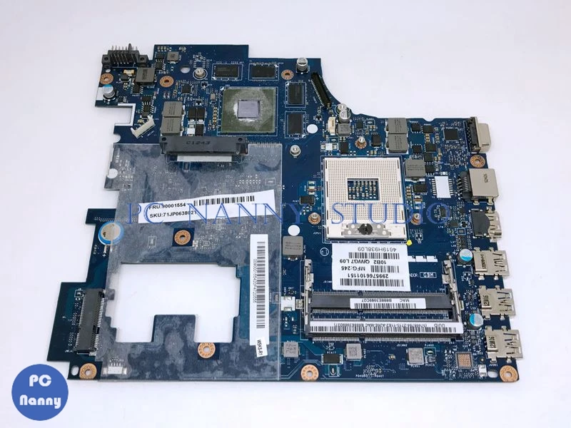 Материнская плата NOKOTION для ноутбука Lenovo Ideapad G780 QIWG7 LA 7983P HM76 s989 DDR3 GT 630M 2 Гб