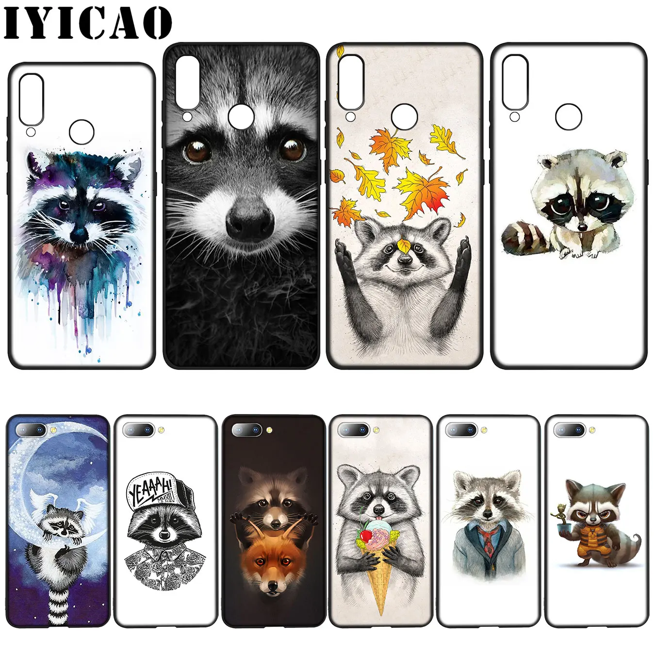 IYICAO силиконовый мягкий чехол для Huawei Y7 Y6 Prime Y9 2018 Honor 8C 8X 8 9 10 Lite 6A 7C 7X 7A Pro|Бамперы| |