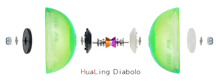 Chineseyoyo 3 подшипника diabolo Игрушки Для Жонглирования Профессиональный Diabolo 6 цветов на выбор