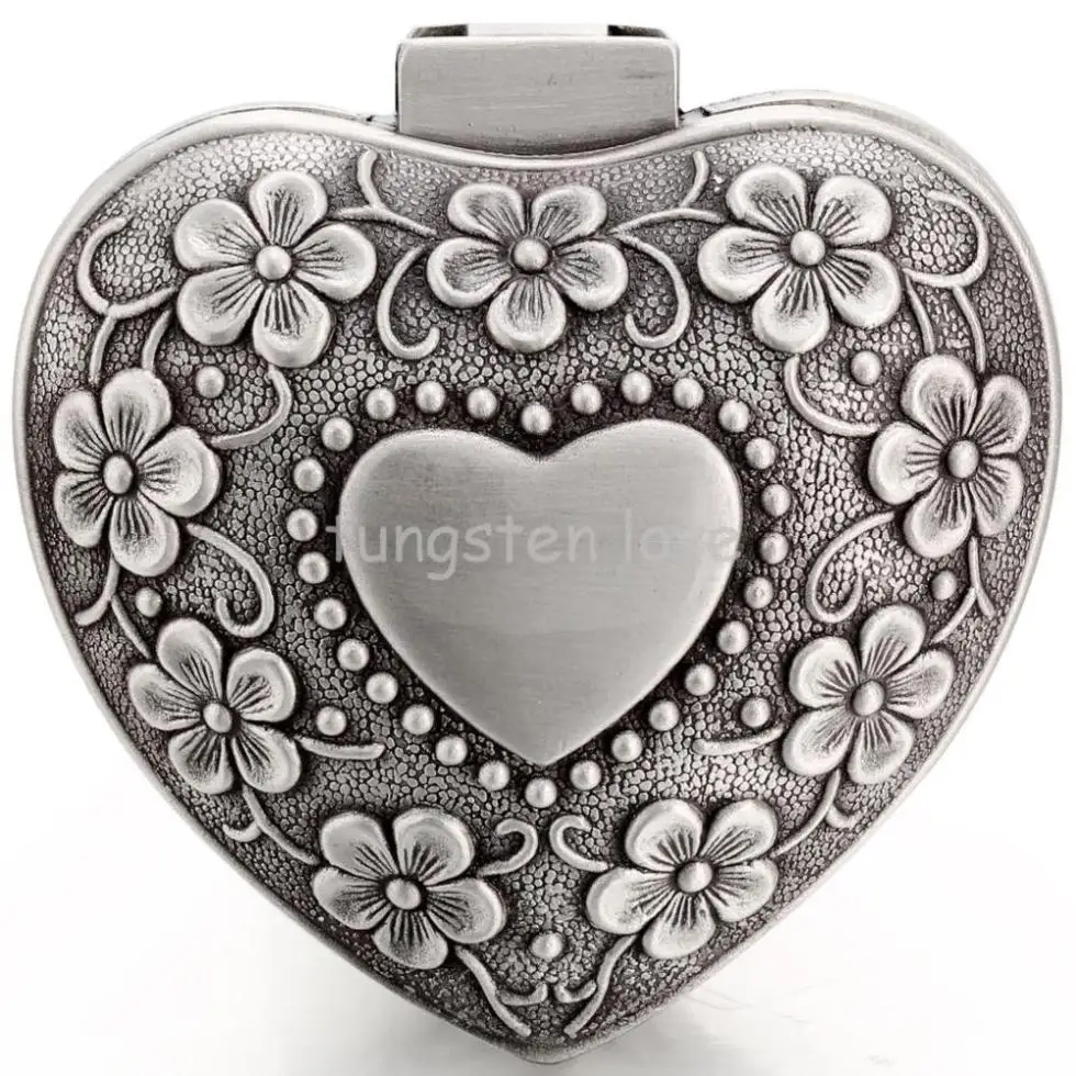 Акция винтажный цветок классический сплав в форме сердца маленький ювелирный