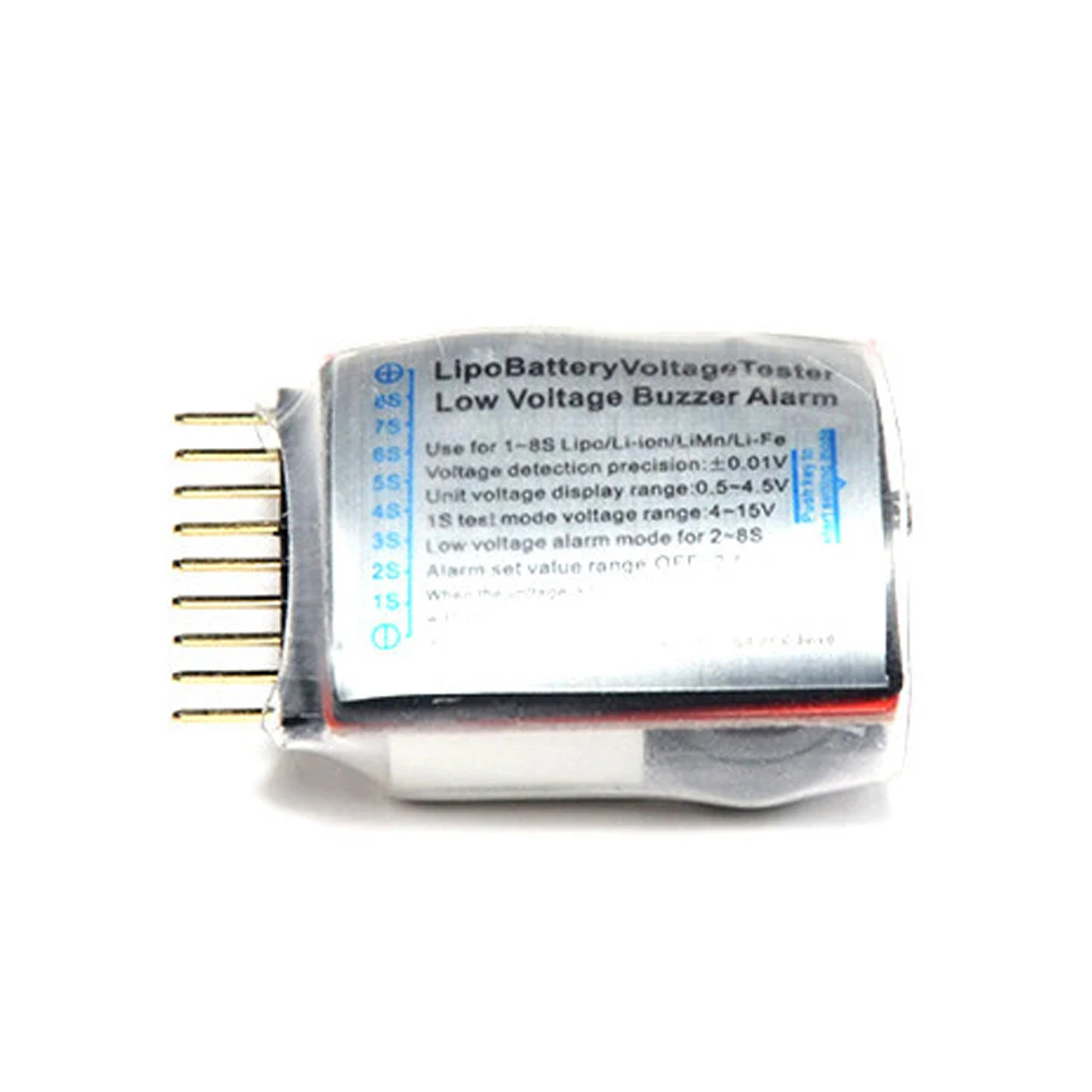 RC Lipo батарея низкого напряжения сигнализации 1 S 8 индикатор зуммера Тестер