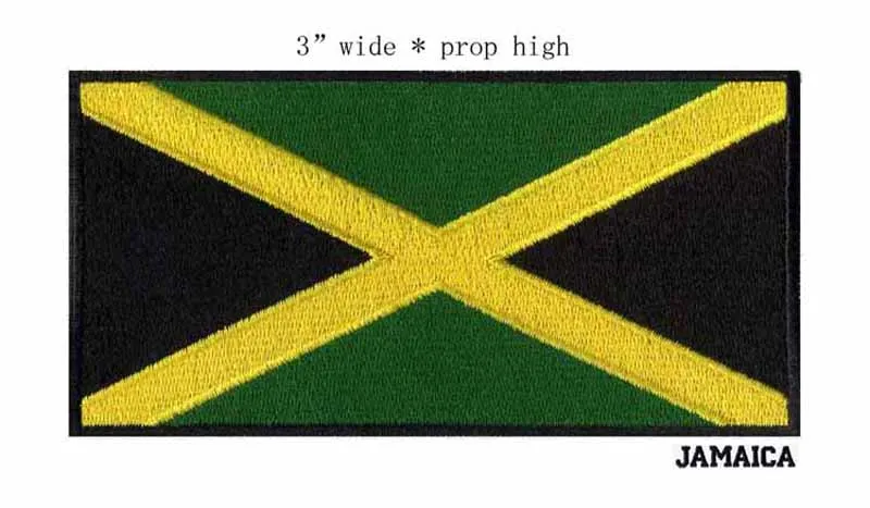 3 &quotширокий зеленый и желтоватый крестик 100% Вышивка флагом патч из италианского