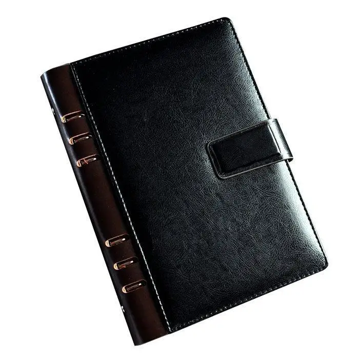 Черный коричневый роскошный высококачественный деловой блокнот брендовая