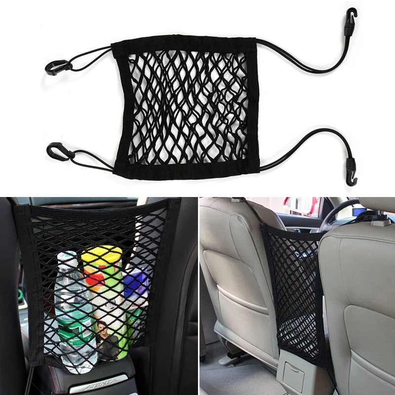 

Car Seat Bag Mesh Net Storage Bag For Skoda Superb Octavia A7 A5 2 Fabia Rapid Yeti Citroen C4 C5 C3 Grand Picasso