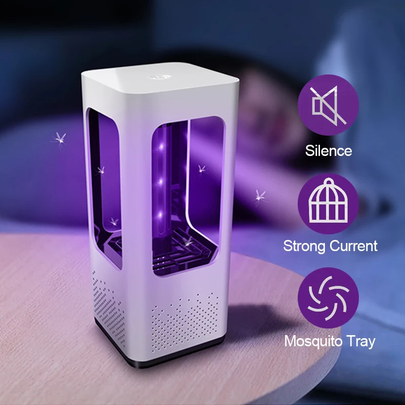 Светодиодная лампа ловушка для насекомых приманка комаров USB устройство