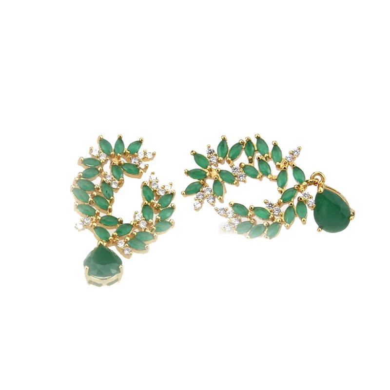 BSWEET новые золотые/серебряные медные многоцветные кубические циркониевые иглы