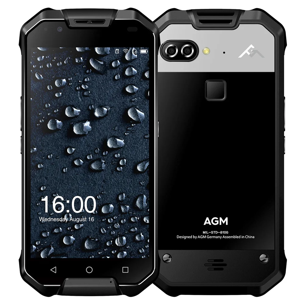 Официальный AGM X2 5 &quotсмартфон 4G Android 7 1 6G RAM 6 4G/128 ГБ Встроенная память Мобильный