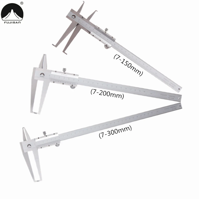 Штангенциркуль с нониусом 7 150/200/300 мм 0 02 мм|vernier caliper|inside calipertools measuring |