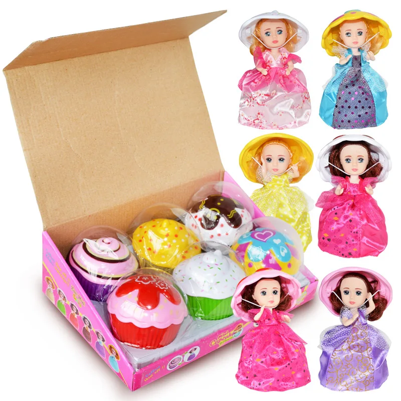1 шт. миниатюрная кукла кекс принцесса детская креативная трансформированная