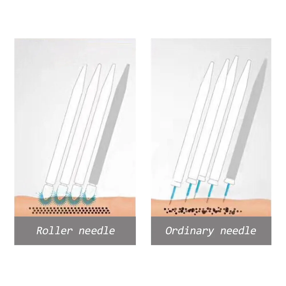5 шт. микро игольчатый ролик и Перманентная ручка для макияжа бровей с легким