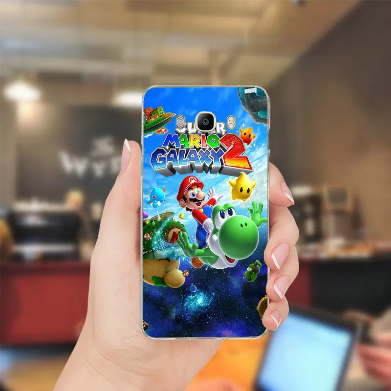 Soft Silicone TPU Mobile Phone Cases for Samsung Galaxy A3 A5 A7 J1 J2 J3 J5 J7 2016 2017 Coque Shell Hot Super Marios Strikes | Мобильные