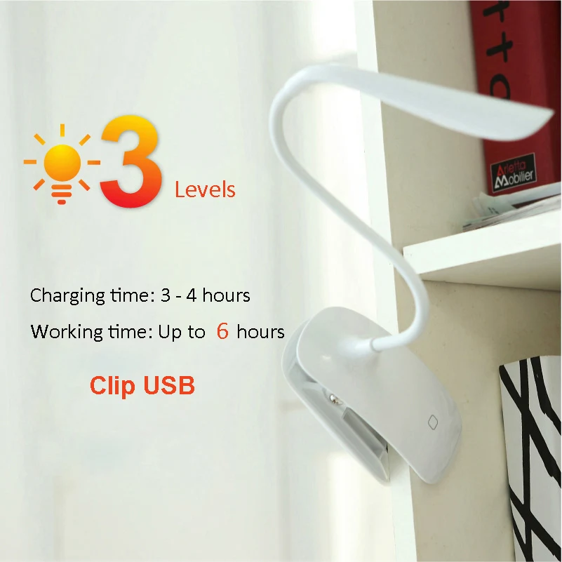 Livewin офисная настольная лампа светодиодный светильник с гибким usb зажимом для
