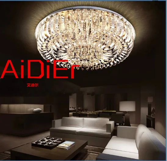 Новая Минималистичная Хрустальная современная люстра K9 с утопленным креплением