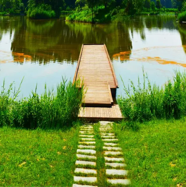 Beibehang пользовательские фото 3d полы обои самоклеющиеся водонепроницаемые Обои фреска водной стены деревянный мост туалет ванная комната