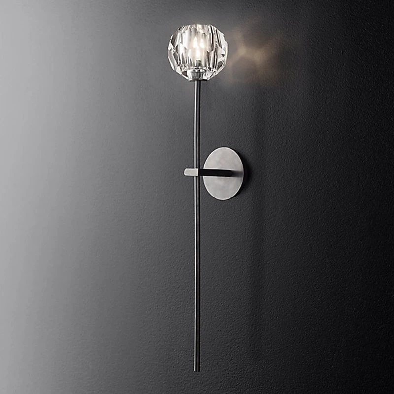 Хрустальная настенная лампа Современная Скандинавская Роскошная