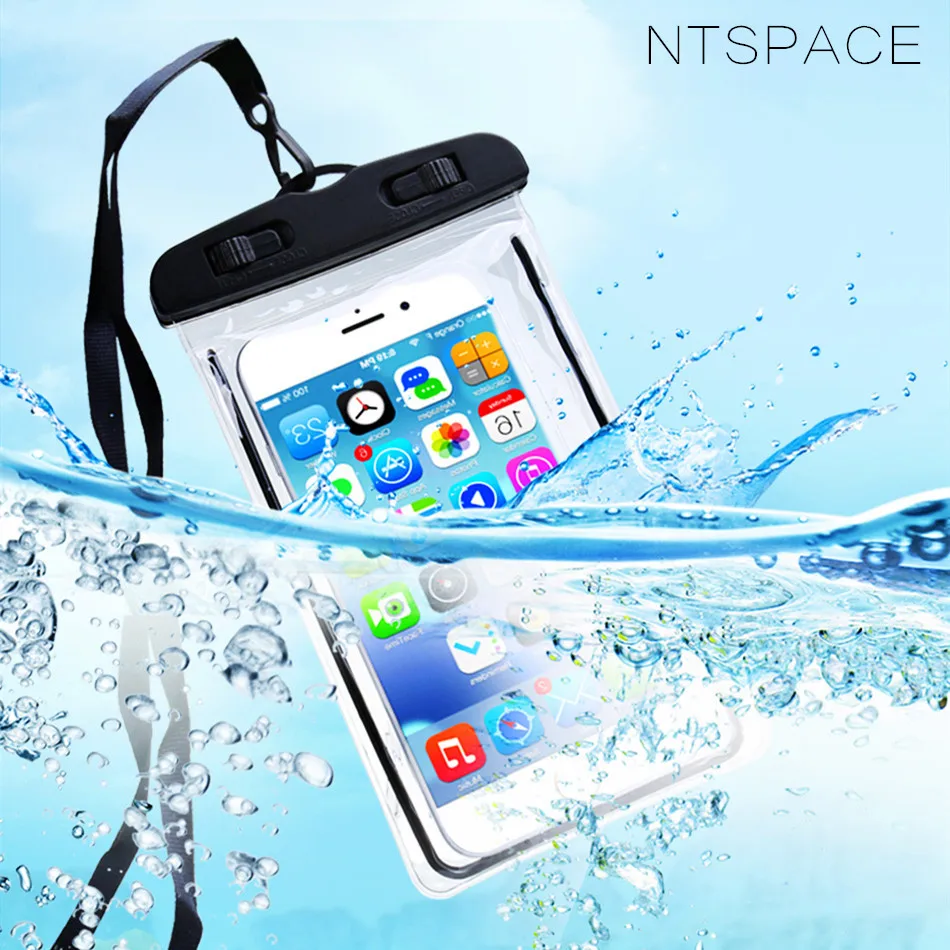 Водонепроницаемый чехол NTSPACEB для телефона Samsung Galaxy S8 S9 Plus светящийся iPhone XR Xs Max LG