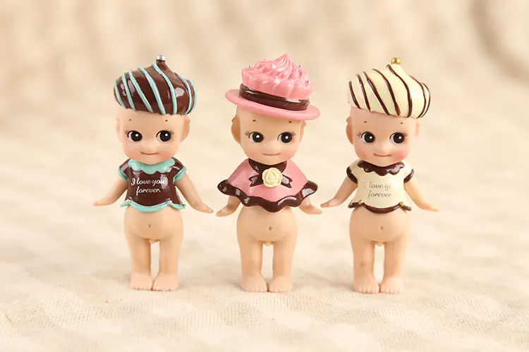 10 компл./лот Kewpie кукла Sonny Angel Baby набор игрушек День Святого Валентина шоколадная