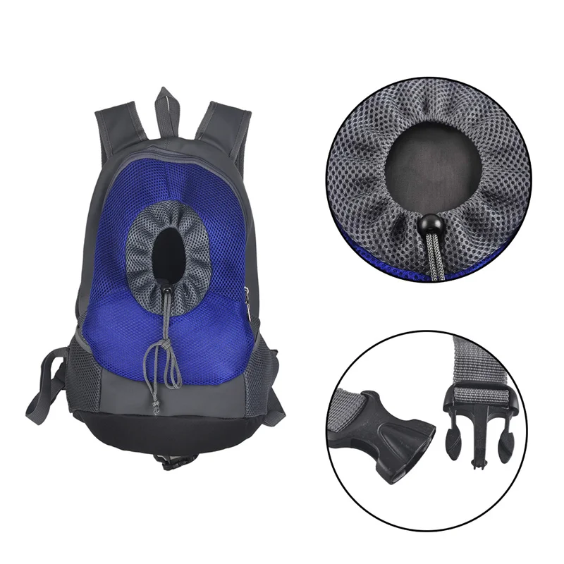 Переноска для домашних животных переносной сетчатый рюкзак на два плеча собак и