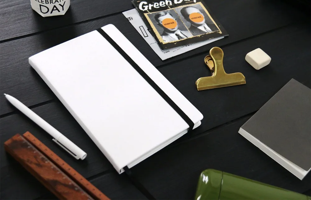 Чехол xiaomi из искусственной кожи, 160 страниц, блокнот в твердом переплете, металлический знак для xiaomi smart home