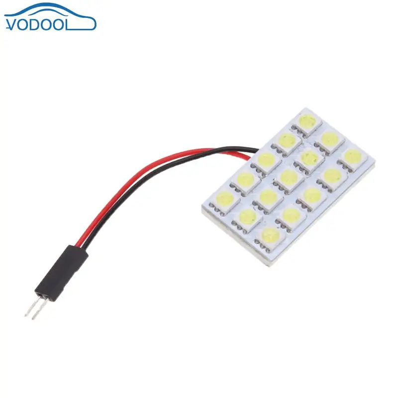 5050 15SMD автомобильный внутренний светильник светодиодный белый свет T10 гирлянда