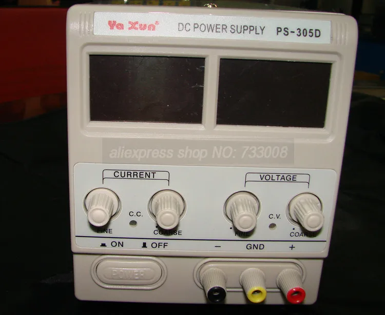 YAXUN переменной 30V 5A источника питания постоянного тока для лаборатории PS-305D 110 V/220 регулировки, Цифровой Регулируемый источник питания постоянного тока