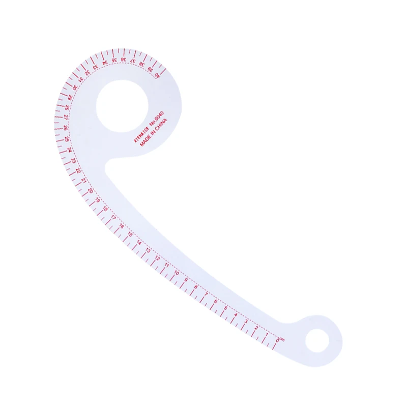 Plastic Transparent French Curve Ruler SplIne Sewing Patchwork Feet Tailor Yardstick Cloth Cutting Rulers