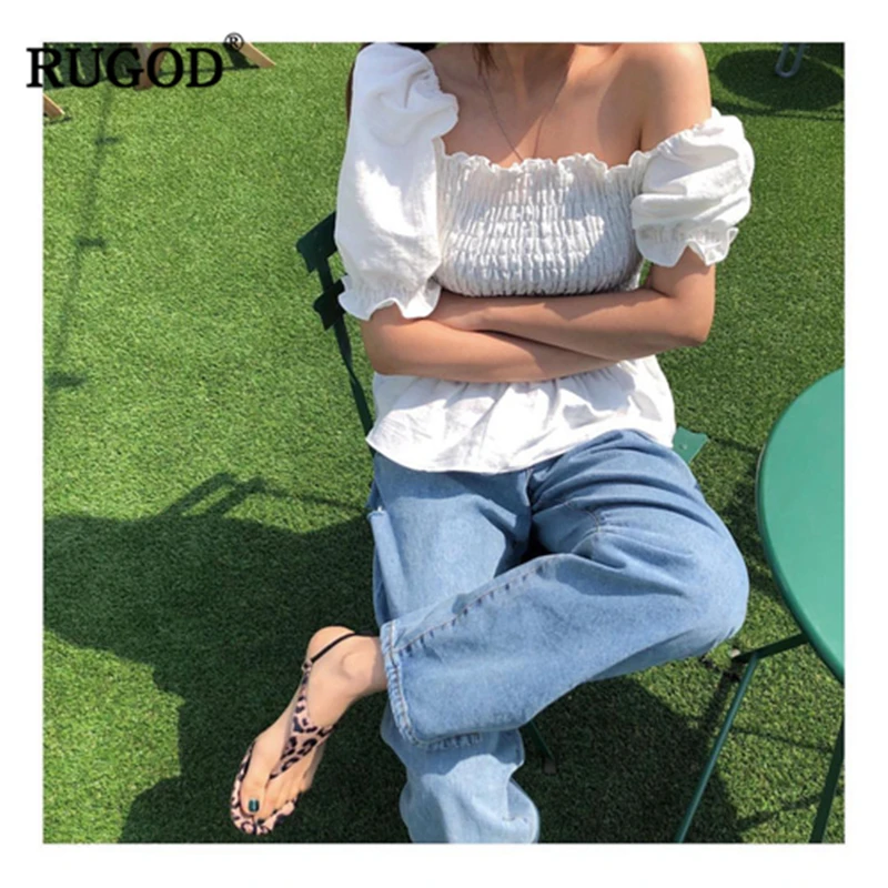 RUGOD 2020 новые летние женские сандалии женская обувь на низком каблуке Однотонная