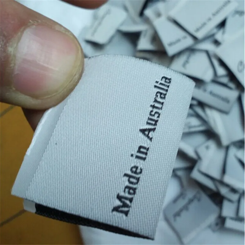 1000 шт. бирки для одежды 4 х2 5 см|wash label|labels for clothingwoven damask labels |