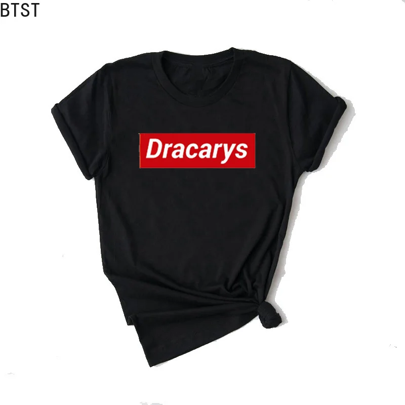 Dracarys Игра престолов Футболка женская мама Драконий чай рубашка femme Лето vogue футболка 90 s harajuku tumblr