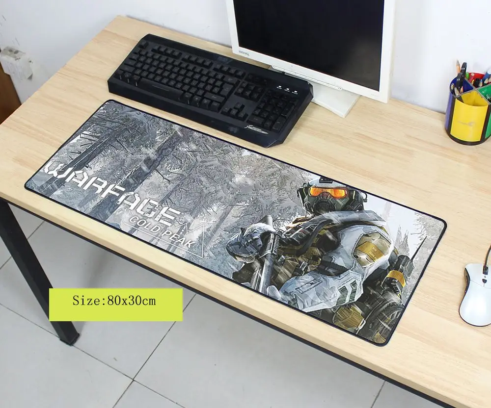 Коврик для мыши warface 80x30 см большой игровой коврик ноутбука ноутбука|mouse pad|computer