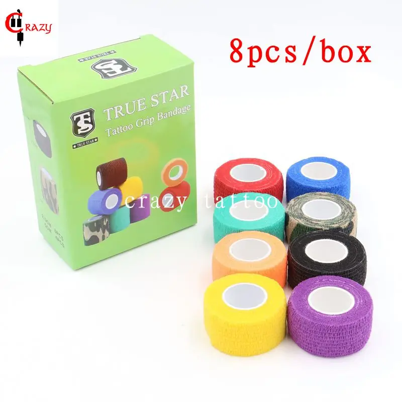 Горячая Распродажа 8 шт./кор. покрытие рукоятки машинки для татуажа видов цветов