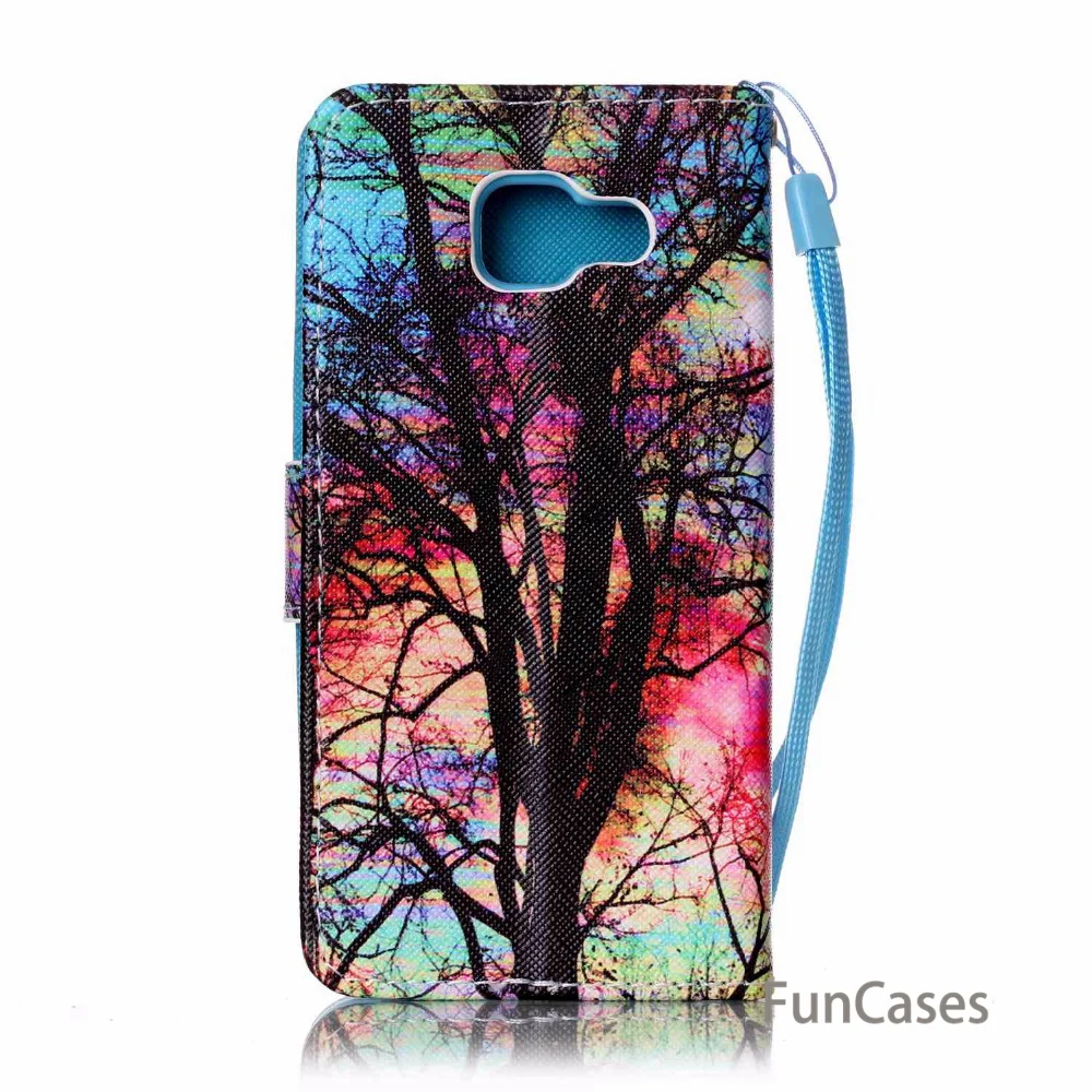 Модный Цветной чехол для fundas samsung A3 2016 A5 Galaxy + держатель карт samsunp|Бамперы| |