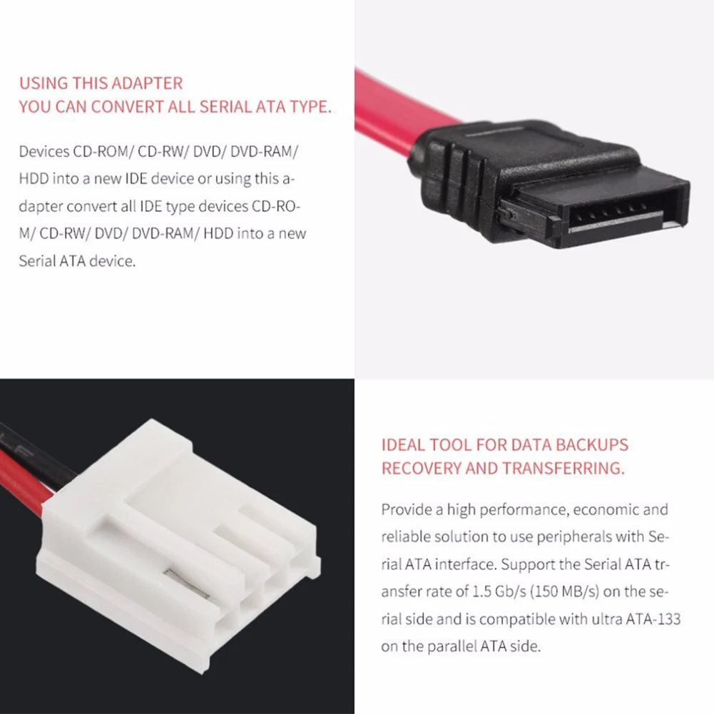 Карта адаптера Sata IDE/Sata передачи карта адаптер карты Sataide переключатель Sata|Кабели