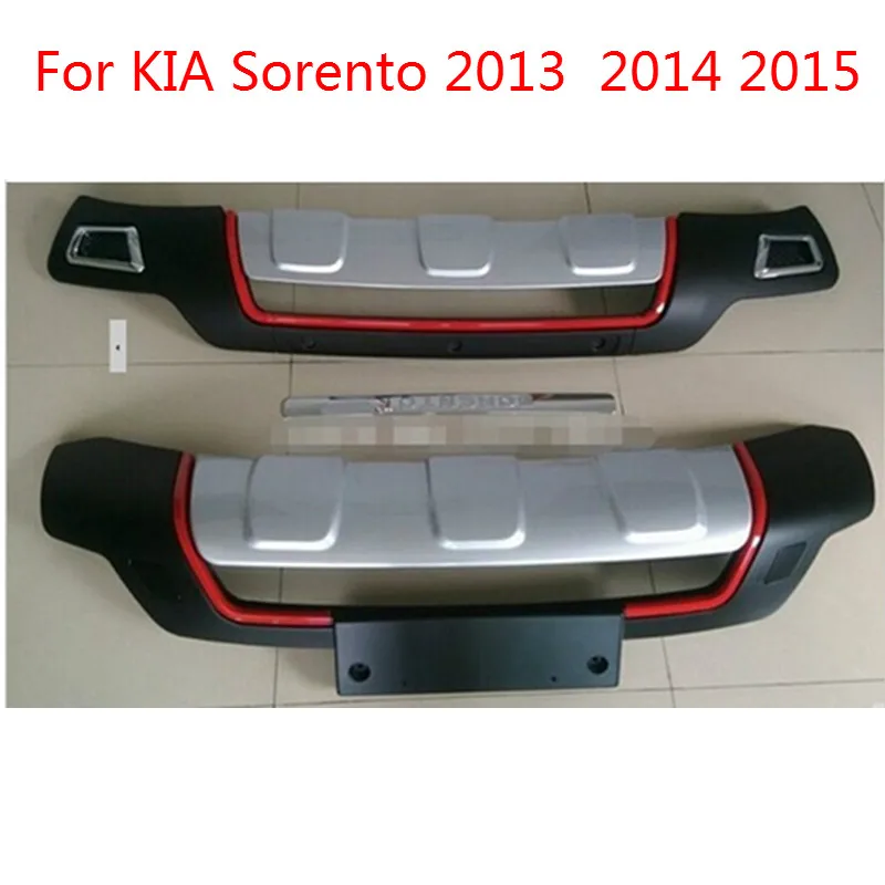 Для KIA Sorento 2013 2014 2015 Высокое качество пластик ABS хром передняя + задняя крышка