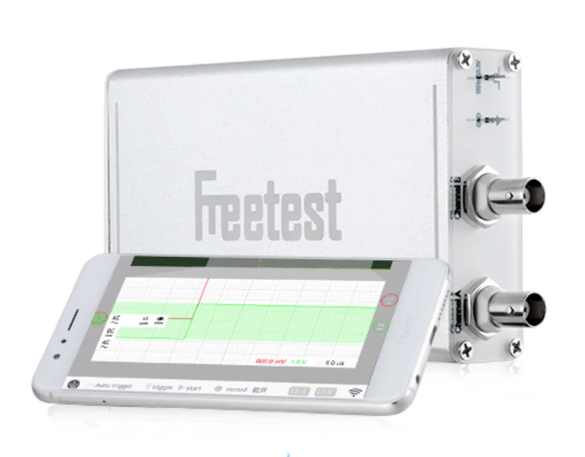 

Android Phone Mini Wireless Wifi Digital Oscilloscope for Windows Computer 50M 200Msps Professional