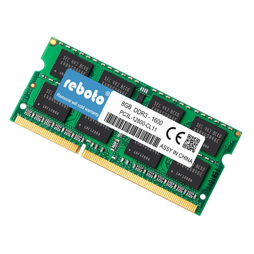 Reboto DDR3 4 GB 8 1600 mhz PC3L 12800s Ram низкое напряжение 1 35 V оригинальная качественная