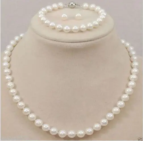 Оптовая доставка&gt&gt&gt новый горячий 8-9 мм Подлинных Природных Пресной Воды Белый