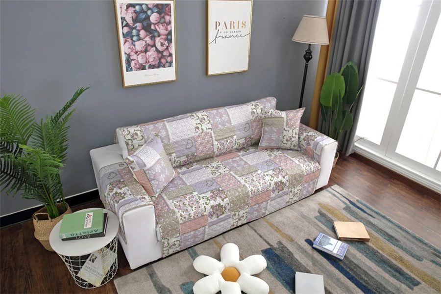 Стеганный диван Чехол для дивана Recliner кресло Пледы для домашних животных собак детский коврик протектор мебели Нескользящие Чехлы для кресел 1/2/3 сиденье