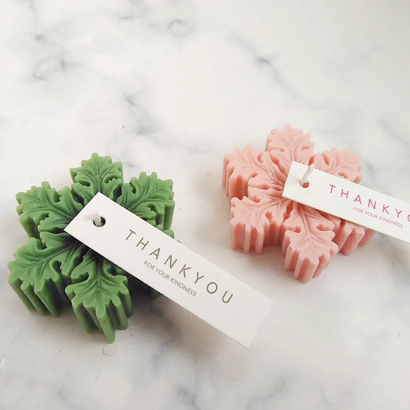 Форма снежинки в форме свечи силиконовая форма Рождественский ароматический