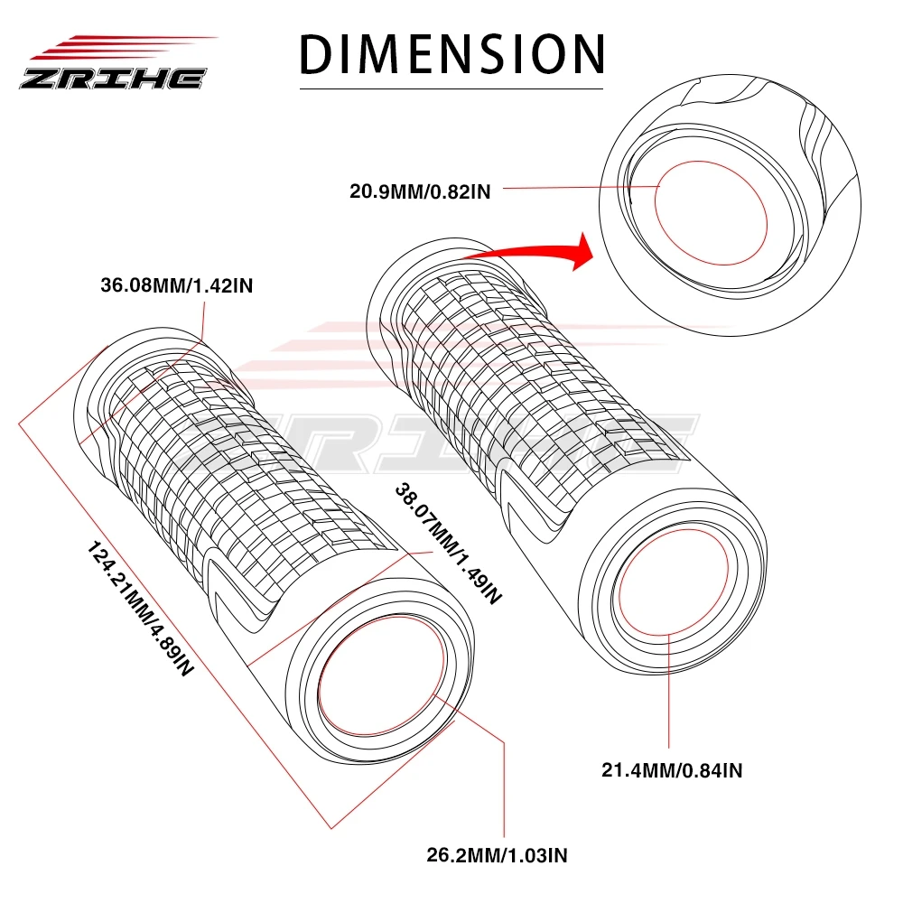 Аксессуары для мотоцикла с ЧПУ 22 мм ручные ручки рукоятка мото ручной Бар